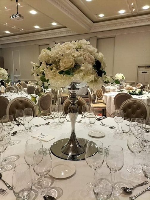 White And Green Venue Package